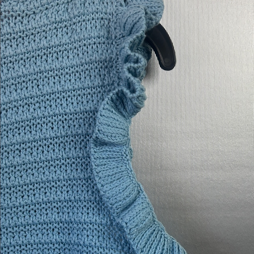 Marc Jacobs Light Blue Ruffled Tank Top #2940 - Picture 6 of 7